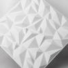 imageArt3d PVC 3D Panel for Interior Wall Decor Wavy Textured Tile 12Pack 197 x 197in WhiteDiamond