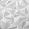 imageArt3d PVC 3D Panel for Interior Wall Decor Wavy Textured Tile 12Pack 197 x 197in WhiteDiamond