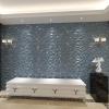imageArt3d PVC 3D Panel for Interior Wall Decor Wavy Textured Tile 12Pack 197 x 197in WhiteDiamond Gray