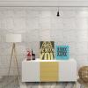 imageArt3d PVC 3D Panel for Interior Wall Decor Wavy Textured Tile 12Pack 197 x 197in WhiteMagic SquareWhite