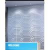 imageArt3d PVC 3D Panel for Interior Wall Decor Wavy Textured Tile 12Pack 197 x 197in WhiteMaze White