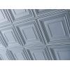 imageArt3d PVC 3D Panel for Interior Wall Decor Wavy Textured Tile 12Pack 197 x 197in WhiteSquare Gray