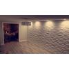 imageArt3d PVC Wave Board Textured 3D Wall Panels White 197quot x 197quot 12 PackMatt White