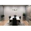 imageArt3d PVC Wave Board Textured 3D Wall Panels White 197quot x 197quot 12 PackMatt White