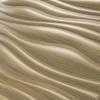 imageArt3d PVC Wave Board Textured 3D Wall Panels White 197quot x 197quot 12 PackWalnut