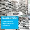 imageArt3d Peel and Stick Wall Tile for Kitchen Backsplash 12quotx12quot 10 TilesGray