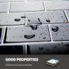 imageArt3d Premium 10Sheet Peel and Stick Tile Backsplash  12quotx12quot for Kitchen  Bright WhiteBlack