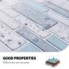 imageArt3d Self Adhesive Wall Tile 118 x 118inches10 Tiles Peel and Stick Backsplash for Kitchen BathroomA85