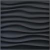 imageArt3d PVC Wave Panels for Interior Wall Decor Antique Copper Textured 3D Wall Tiles 197quot x 197quot 12Pack