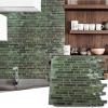 imageArt3d Self Adhesive Wall Tile 118 x 118inches10 Tiles Peel and Stick Backsplash for Kitchen BathroomGreen