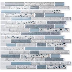 imageArt3d Self Adhesive Wall Tile 118 x 118inches10 Tiles Peel and Stick Backsplash for Kitchen BathroomA85