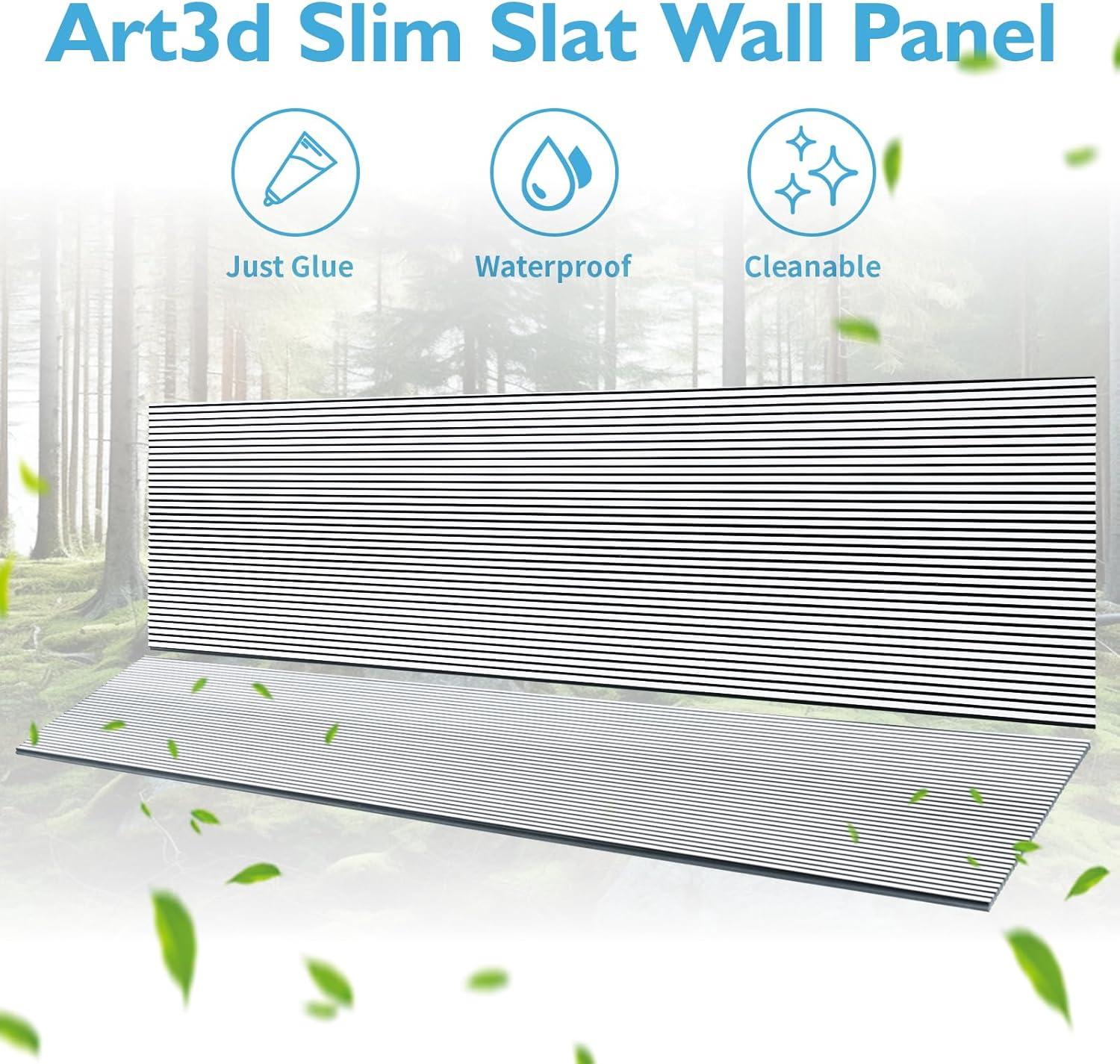 imageArt3d 4Pack GlueOn Herringbone Wainscoting Panel for Interior Wall Decor  104 x 12 Inch Polystyrene Ultralight Slim Slat Wall Panels for Living Room Bedroom MahoganyPoplar
