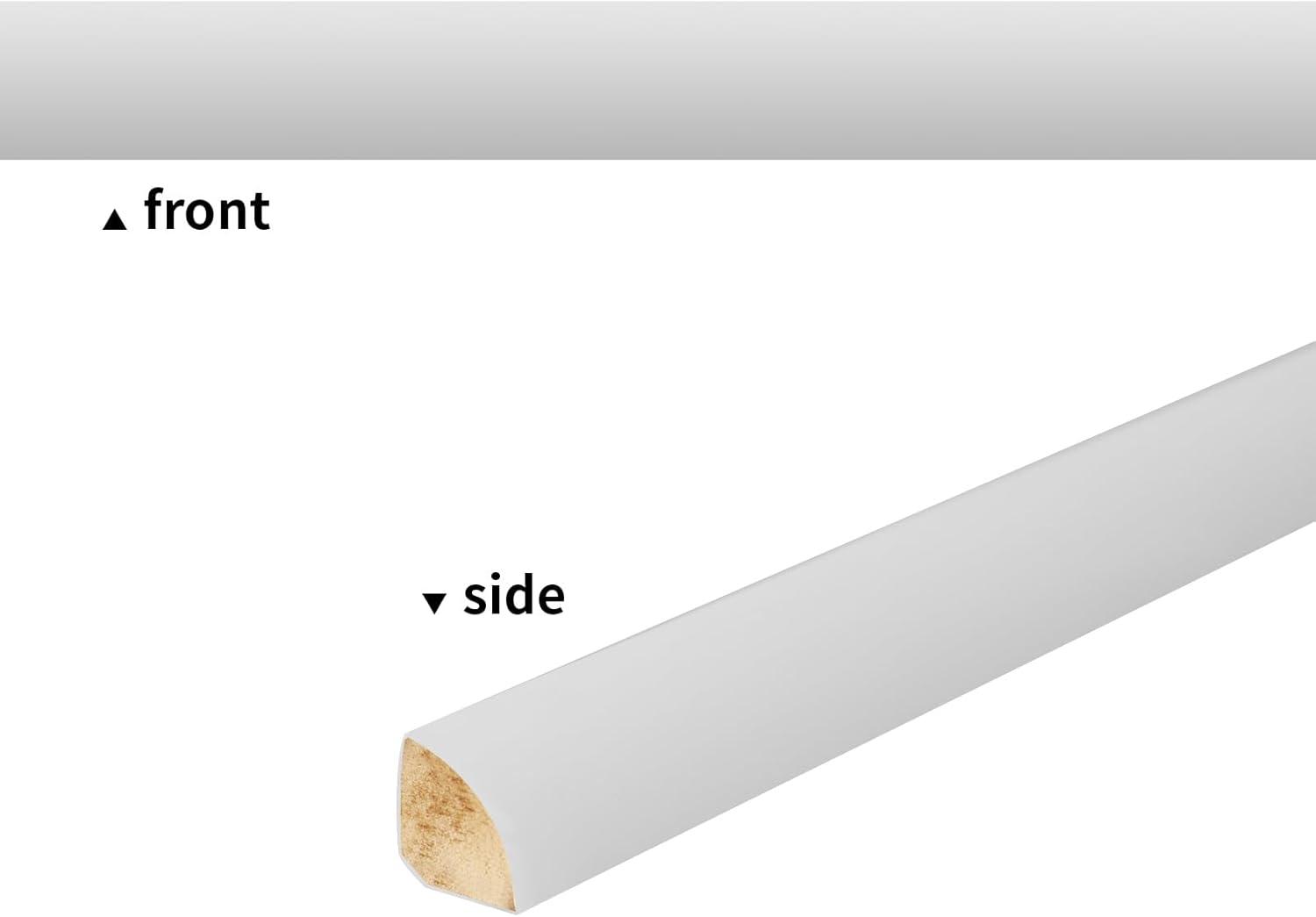 imageArt3d 4Pack Wall Molding Trim 8 ft Each MDF Wainscoting Panels Paintable ampamp WarpResistant Easy Adhesive Installation for Living Room Bedroom ampamp Office Dco Total Length 32 ft White 2White 1