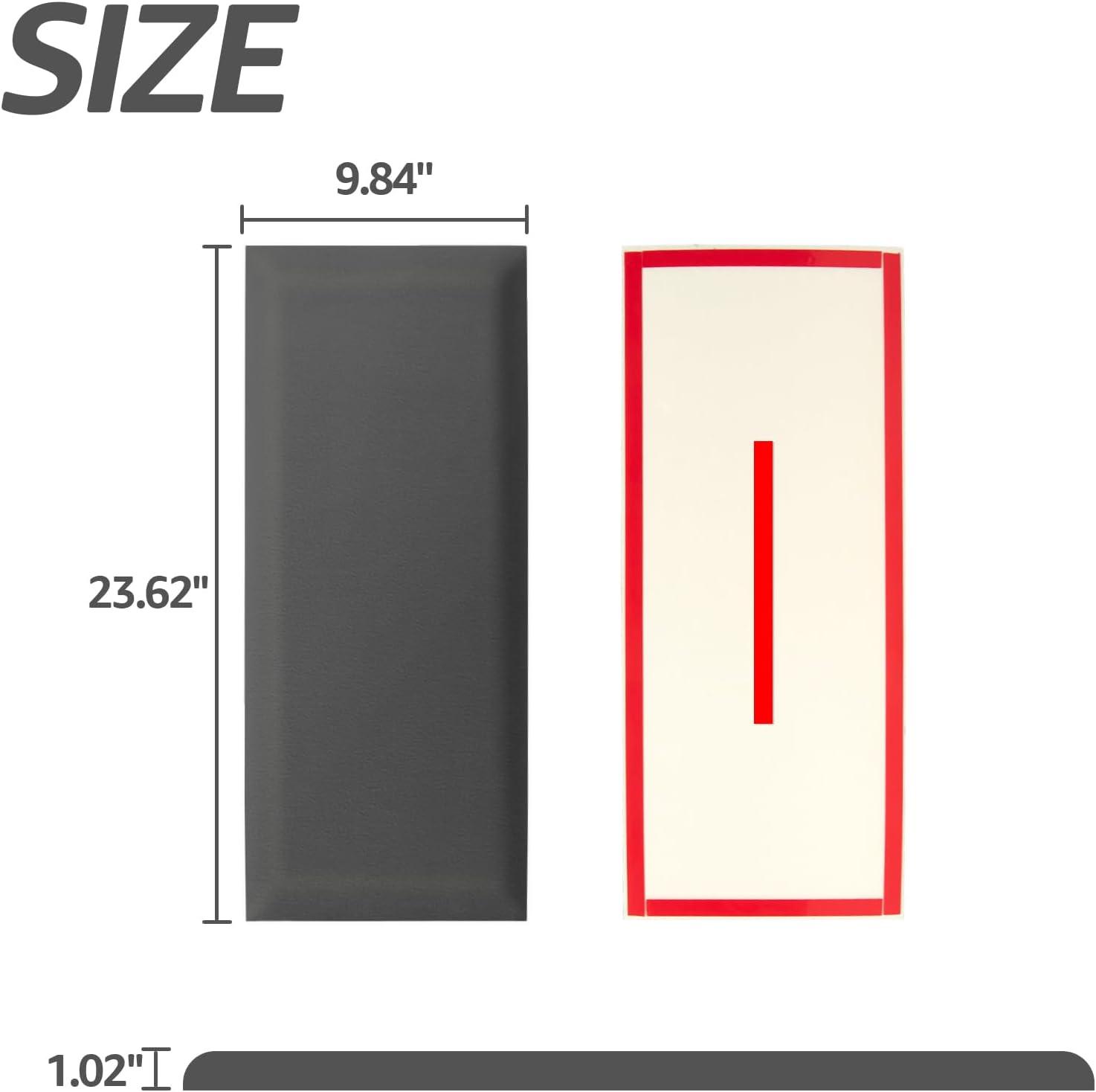 imageArt3d Peel and Stick Headboard for King Full and Queen in Velvet Smoky Gray Pack of 12 Panels Sized 984quot x 2362quot Soundproof Wall Panels 3D Upholstered Wall PanelVelvet Smoky Gray
