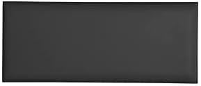 imageArt3d Peel and Stick Headboard for King Full and Queen in Velvet Smoky Gray Pack of 12 Panels Sized 984quot x 2362quot Soundproof Wall Panels 3D Upholstered Wall PanelBlack