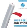 imageArt3d 10 Ft Flexible Trim Caulk Strip Peel and Stick Trim for Molding Tile Edge Ceiling Wall Corner in SilverSilver