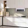 imageArt3d 10Pack HeavyDuty Peel and Stick Backsplash 12x12 Inch SelfAdhesive Wall Tile Stick on Kitchen Countertop Beige and WhiteBeige and White