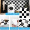 imageArt3d 10Pack HeavyDuty Peel and Stick Backsplash 12x12 Inch SelfAdhesive Wall Tile Stick on Kitchen Countertop Beige and WhiteBlackWhite