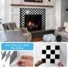 imageArt3d 10Pack HeavyDuty Peel and Stick Backsplash 12x12 Inch SelfAdhesive Wall Tile Stick on Kitchen Countertop Beige and WhiteBlackWhite