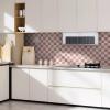 imageArt3d 10Pack HeavyDuty Peel and Stick Backsplash 12x12 Inch SelfAdhesive Wall Tile Stick on Kitchen Countertop Beige and WhitePink and Warm White