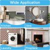 imageArt3d 10Pack HeavyDuty Peel and Stick Backsplash 12x12 Inch SelfAdhesive Wall Tile Stick on Kitchen Countertop Beige and WhitePink and Warm White