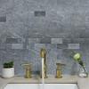 imageArt3d 10Pack Peel and Stick Wall Tile for Backsplash Stick on Stone Tile for Kitchen Bathroom Fireplace Vanitity in Stone BeigeBlueGray