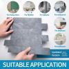 imageArt3d 10Pack Peel and Stick Wall Tile for Backsplash Stick on Stone Tile for Kitchen Bathroom Fireplace Vanitity in Stone BeigeBlueGray