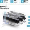 imageArt3d 10Pack Peel and Stick Wall Tile for Backsplash Stick on Stone Tile for Kitchen Bathroom Fireplace Vanitity in Stone BeigeLightgray