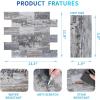 imageArt3d 10Pack Peel and Stick Wall Tile for Backsplash Stick on Stone Tile for Kitchen Bathroom Fireplace Vanitity in Stone BeigeLightgray