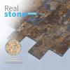 imageArt3d 10Pack Peel and Stick Wall Tile for Backsplash Stick on Stone Tile for Kitchen Bathroom Fireplace Vanitity in Stone BeigeRustslate