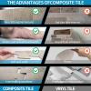 imageArt3d 10Pack Peel and Stick Wall Tile for Backsplash Stick on Stone Tile for Kitchen Bathroom Fireplace Vanitity in Stone BeigeStone Beige