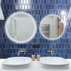 imageArt3d 10Sheet HeavyDuty Peel and Stick Backsplash SelfAdhesive Vinyl Wall Tiles for Kitchen Countertop Bathroom GreenDark Blue
