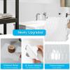 imageArt3d 10Sheet HeavyDuty Peel and Stick Backsplash SelfAdhesive Vinyl Wall Tiles for Kitchen Countertop Bathroom GreenWhite