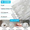 imageArt3d 10Sheet HeavyDuty Peel and Stick Backsplash Waterproof Wall Tiles Stick on Kitchen Backsplash Living Space Beige ampamp WhiteBeige  White