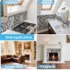 imageArt3d 10Sheet Peel and Stick Backsplash Tiles 12x12 Inch SelfAdhesive 3D Wall Tiles for Kitchen Bathroom Countertop  Thickened Waterproof Design Light BrownWhiteBlack
