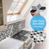imageArt3d 10Sheet Peel and Stick Backsplash Tiles 12x12 Inch SelfAdhesive 3D Wall Tiles for Kitchen Bathroom Countertop  Thickened Waterproof Design Light BrownWhiteBlack