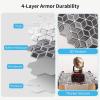 imageArt3d 10Sheet Peel and Stick Backsplash Tiles 12x12 Inch SelfAdhesive 3D Wall Tiles for Kitchen Bathroom Countertop  Thickened Waterproof Design Light BrownGraphite Gray