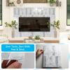imageArt3d 114 x 9 Inch HeavyDuty Peel and Stick Backsplash for Home Dcor 10Pack Vinyl Wall Tiles for Kitchen Countertop Smoky BlackGray Marble