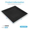 imageArt3d 12Pack 24x24 Inch PVC Waterproof Drop Ceiling Tiles for Home Dcor  2x2 ft 3D Modern Ceiling Panel for Suspended Grid BlackBlack