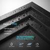 imageArt3d 12Pack 24x24 Inch PVC Waterproof Drop Ceiling Tiles for Home Dcor  2x2 ft 3D Modern Ceiling Panel for Suspended Grid BlackBlack