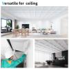 imageArt3d 12Pack 24x24 Inch PVC Waterproof Drop Ceiling Tiles for Home Dcor  2x2 ft 3D Modern Ceiling Panel for Suspended Grid BlackWhite