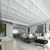 imageArt3d 12Pack 24x24 Inch PVC Waterproof Drop Ceiling Tiles for Home Dcor  2x2 ft 3D Modern Ceiling Panel for Suspended Grid BlackWhite