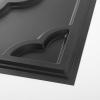 imageArt3d 12Pack Drop Ceiling Tiles 2x4 Ft Decorative PVC Ceiling Covering Panels 24x48 Inch for Basement Bathroom Kitchen Cover 96 SqFt BlackBlack