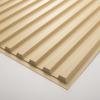 imageArt3d 12Pack Slat Design 3D Wall Panels for Interior Wall Decor 2x4 FT PVC Decorative Drop Ceiling Tiles  WalnutOblong  Oak