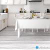 imageArt3d 15 Sqft Peel and Stick Floor Tiles 10Pcs Luxury Vinyl Plank Flooring Wood Look Adhesive and Waterproof Tile Sticker for Bedroom Living Room Kitchen TeakWhiteGrey