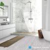 imageArt3d 15 Sqft Peel and Stick Floor Tiles 10Pcs Luxury Vinyl Plank Flooring Wood Look Adhesive and Waterproof Tile Sticker for Bedroom Living Room Kitchen TeakLight Gray