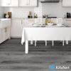 imageArt3d 15 Sqft Peel and Stick Floor Tiles 10Pcs Luxury Vinyl Plank Flooring Wood Look Adhesive and Waterproof Tile Sticker for Bedroom Living Room Kitchen TeakGray