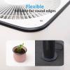 imageArt3d 20ft Outside Vinyl Corner Trim Peel and Stick for Tile and Wall Edges Furniture Decoration BlackBlack