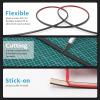 imageArt3d 20ft Outside Vinyl Corner Trim Peel and Stick for Tile and Wall Edges Furniture Decoration BlackBlack
