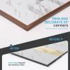 imageArt3d 20ft Outside Vinyl Corner Trim Peel and Stick for Tile and Wall Edges Furniture Decoration BlackCherry